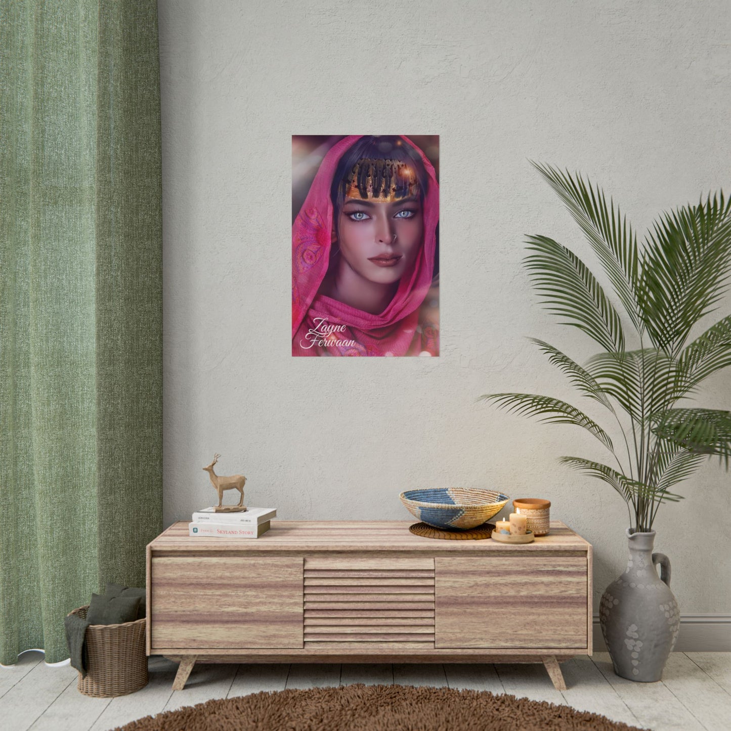 Poster Art Print - Desert Nomadic Beauty Wall Art