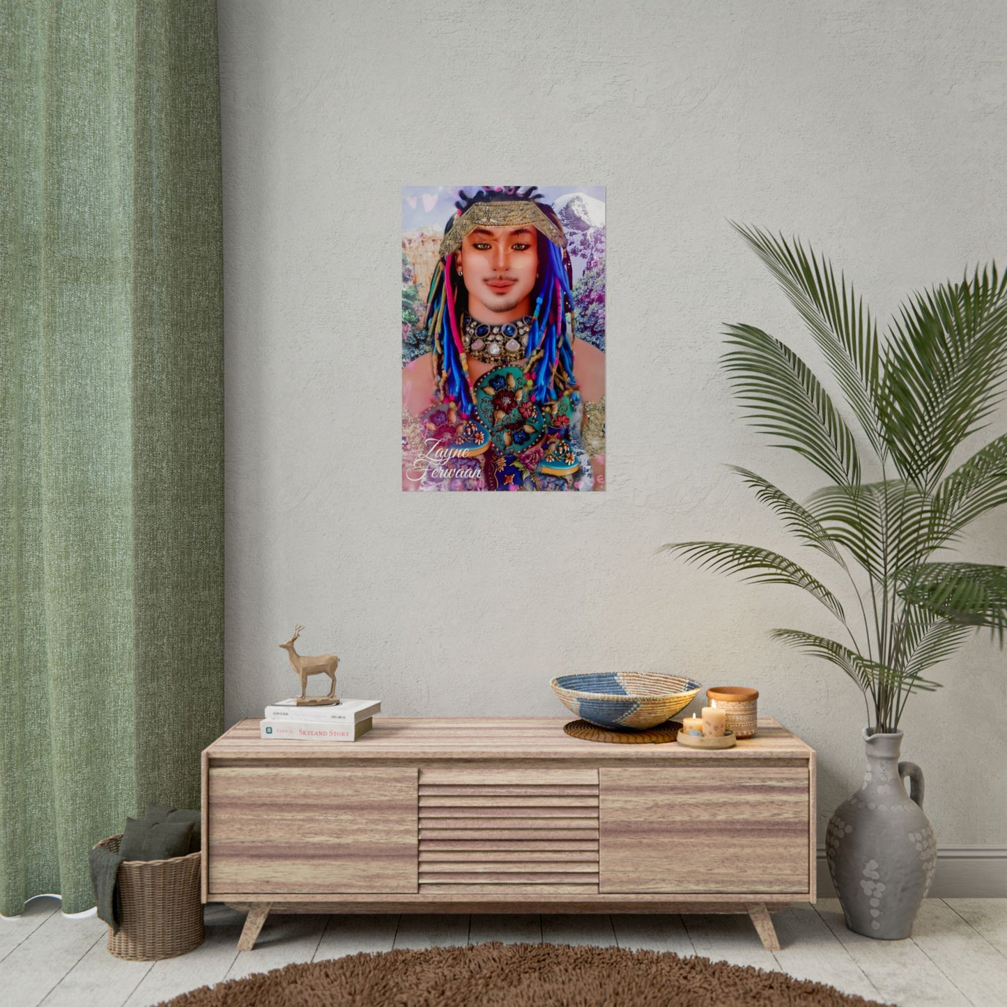 Poster Art Print - Bohemian Fashion Glamour