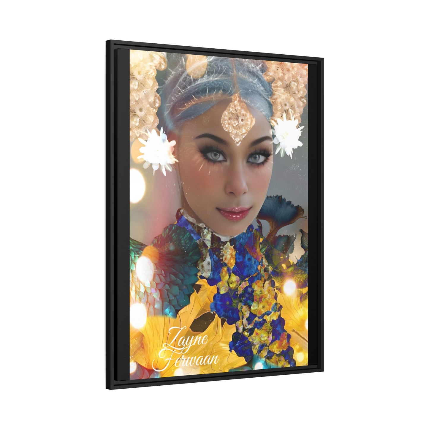 Canvas wall art Nilam Sari side view 1