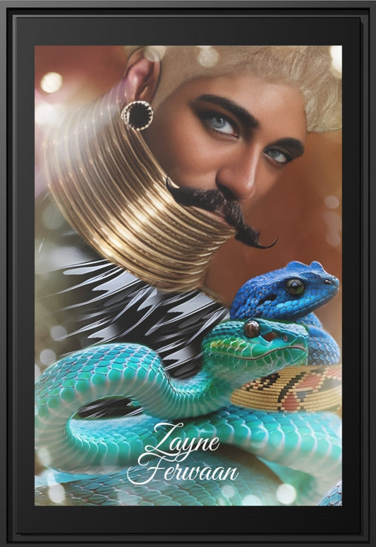 Canvas wall art Snake Charmer