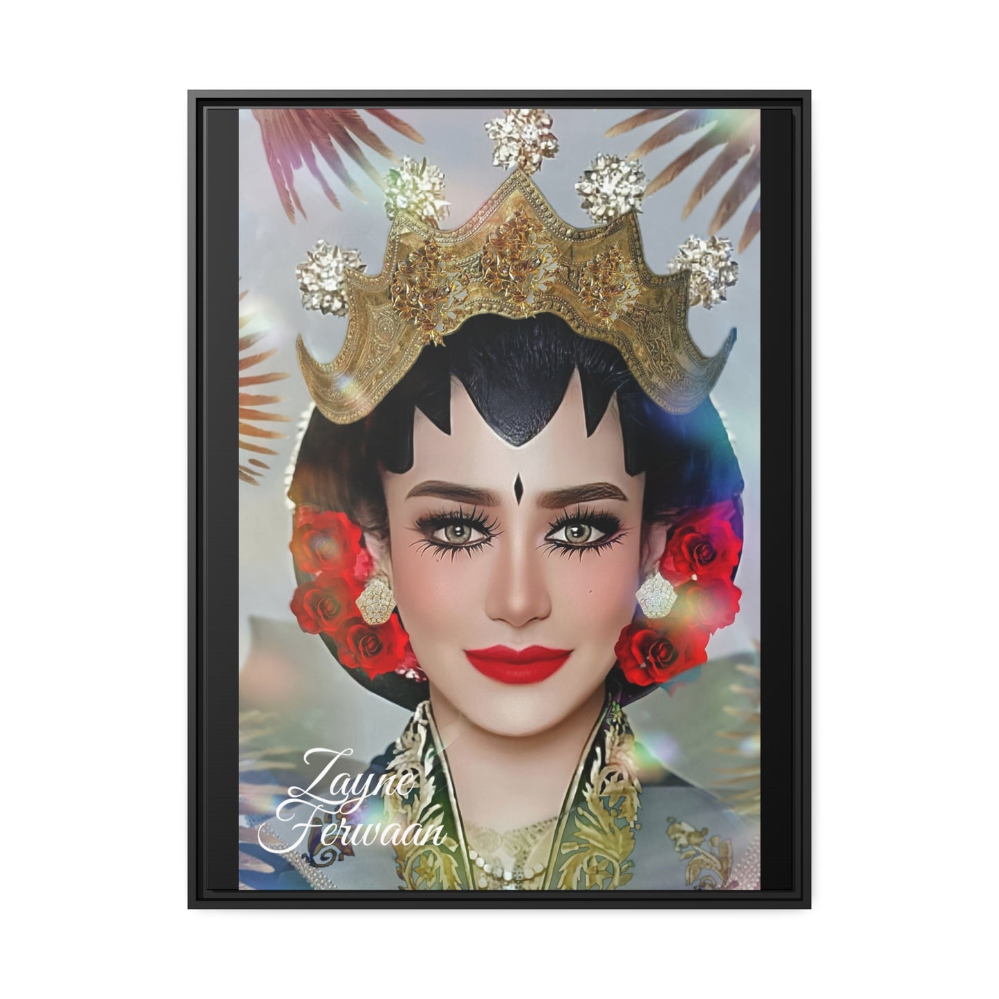 Canvas Wall Art - Javanese Bride