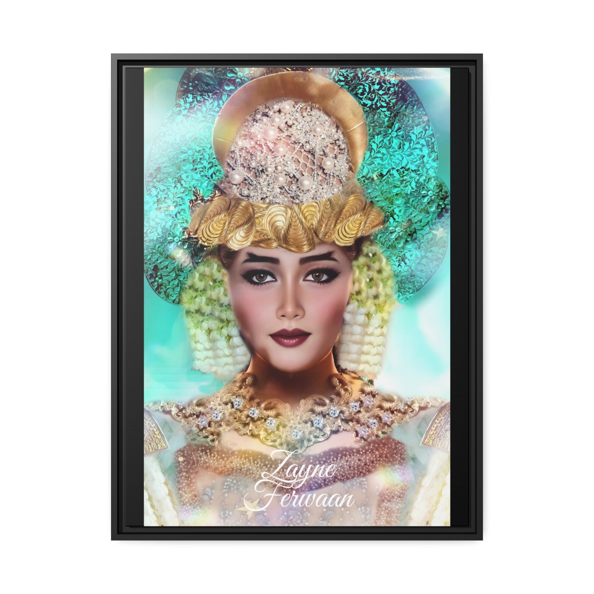 Canvas wall art Mountain Princess front view