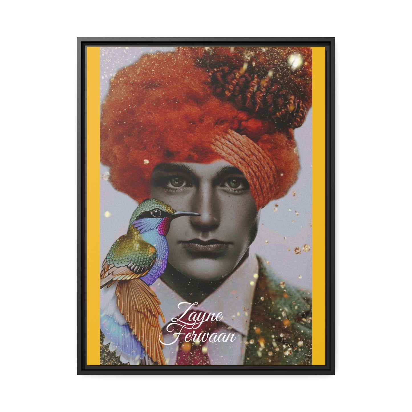 Canvas print The Bird Whisperer front view