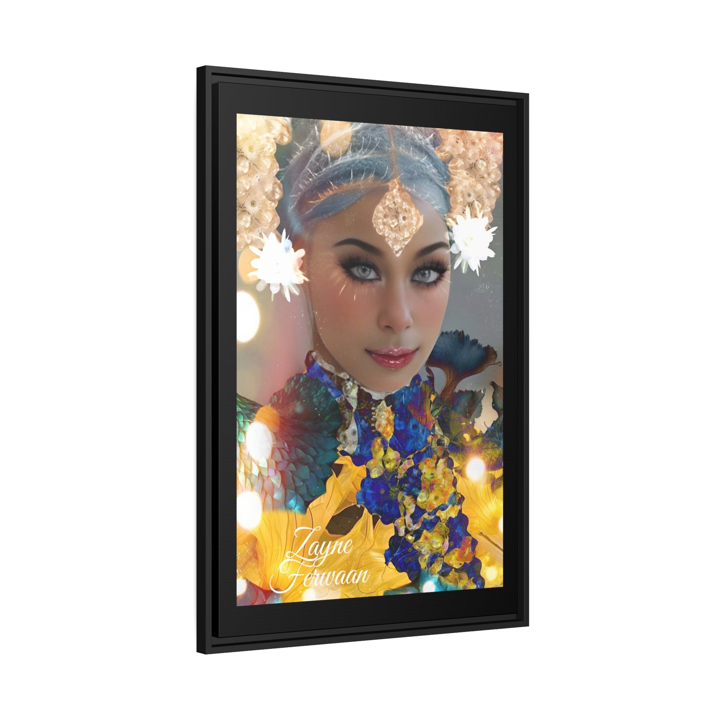 Canvas wall art Nilam Sari side view 2