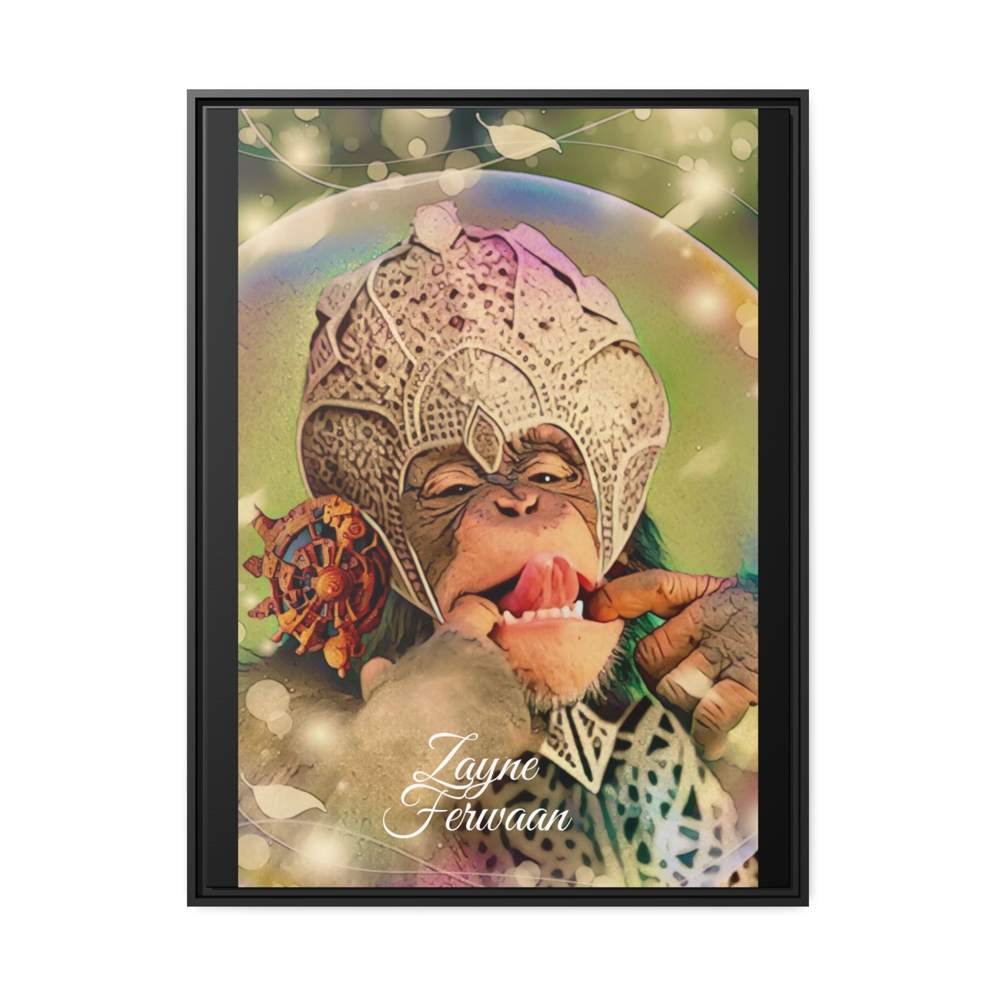 canvas wall art Cheeky Monkey front 1