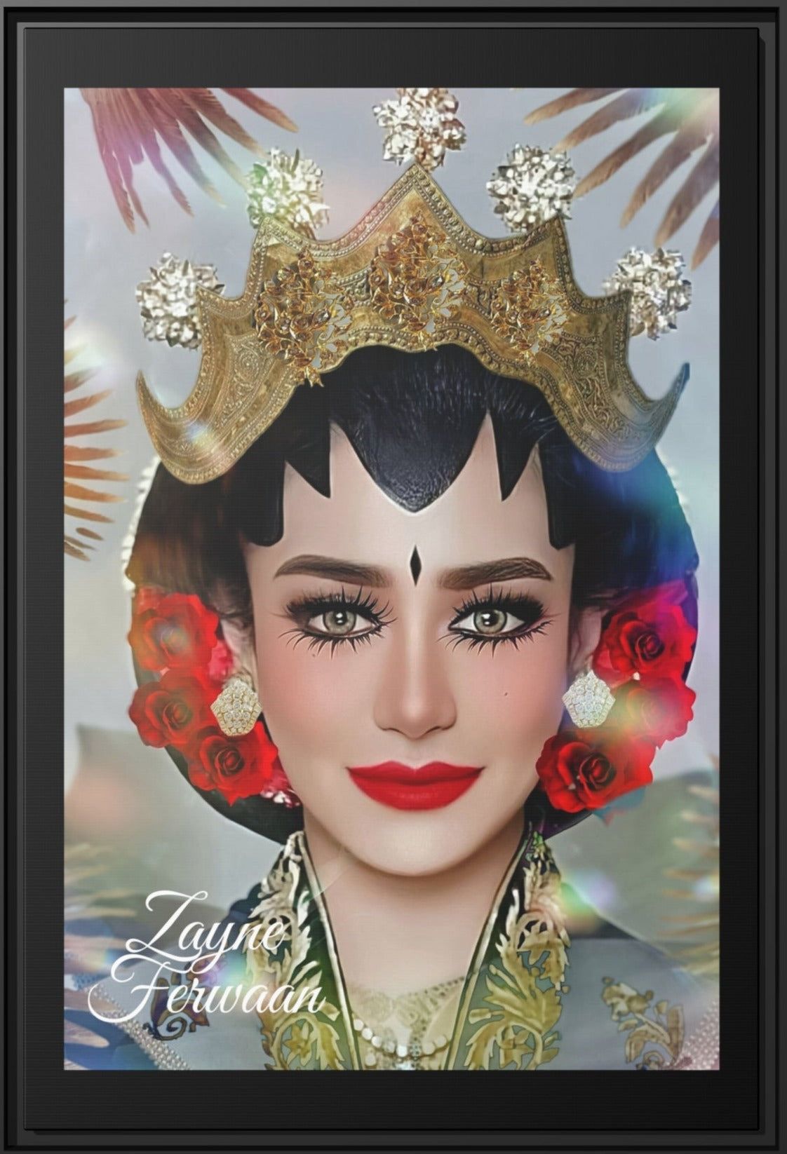 Canvas Wall Art - Javanese Bride