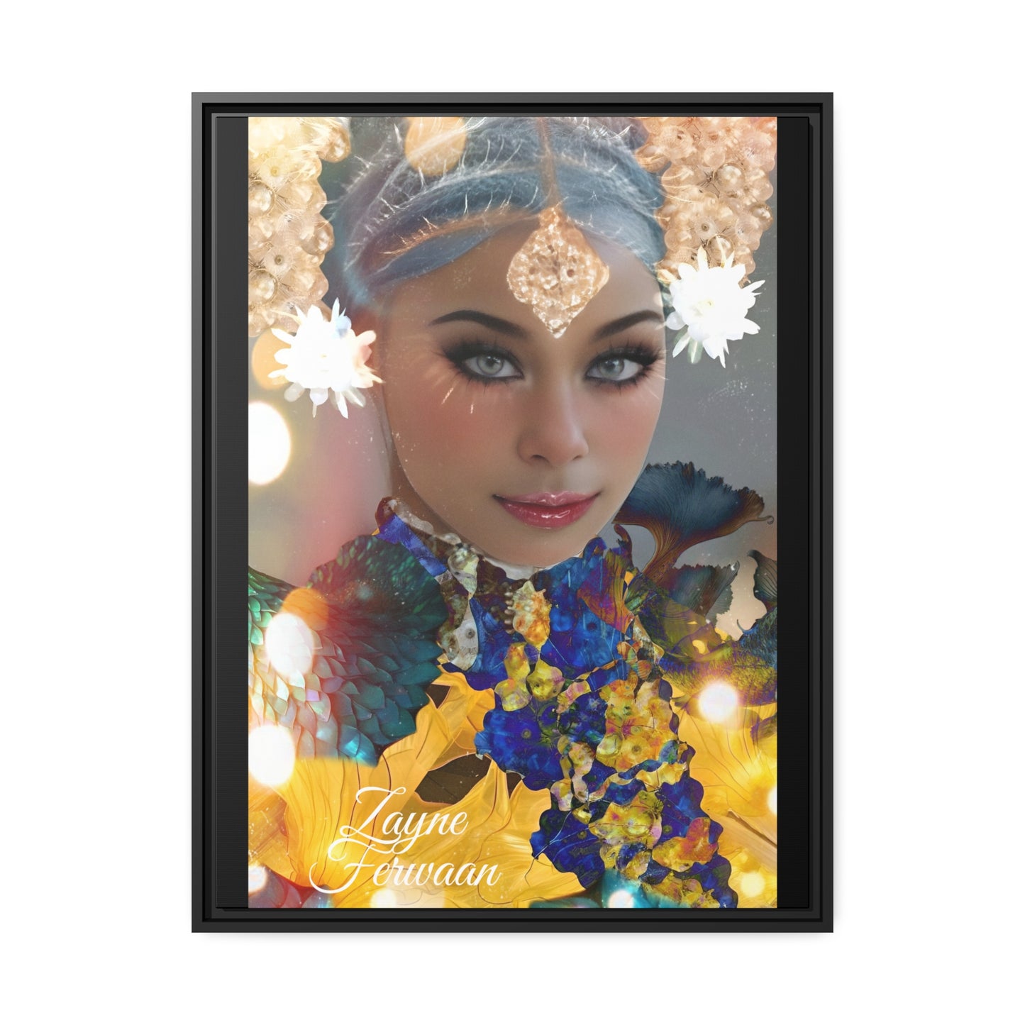 Canvas wall art Nilam Sari front view