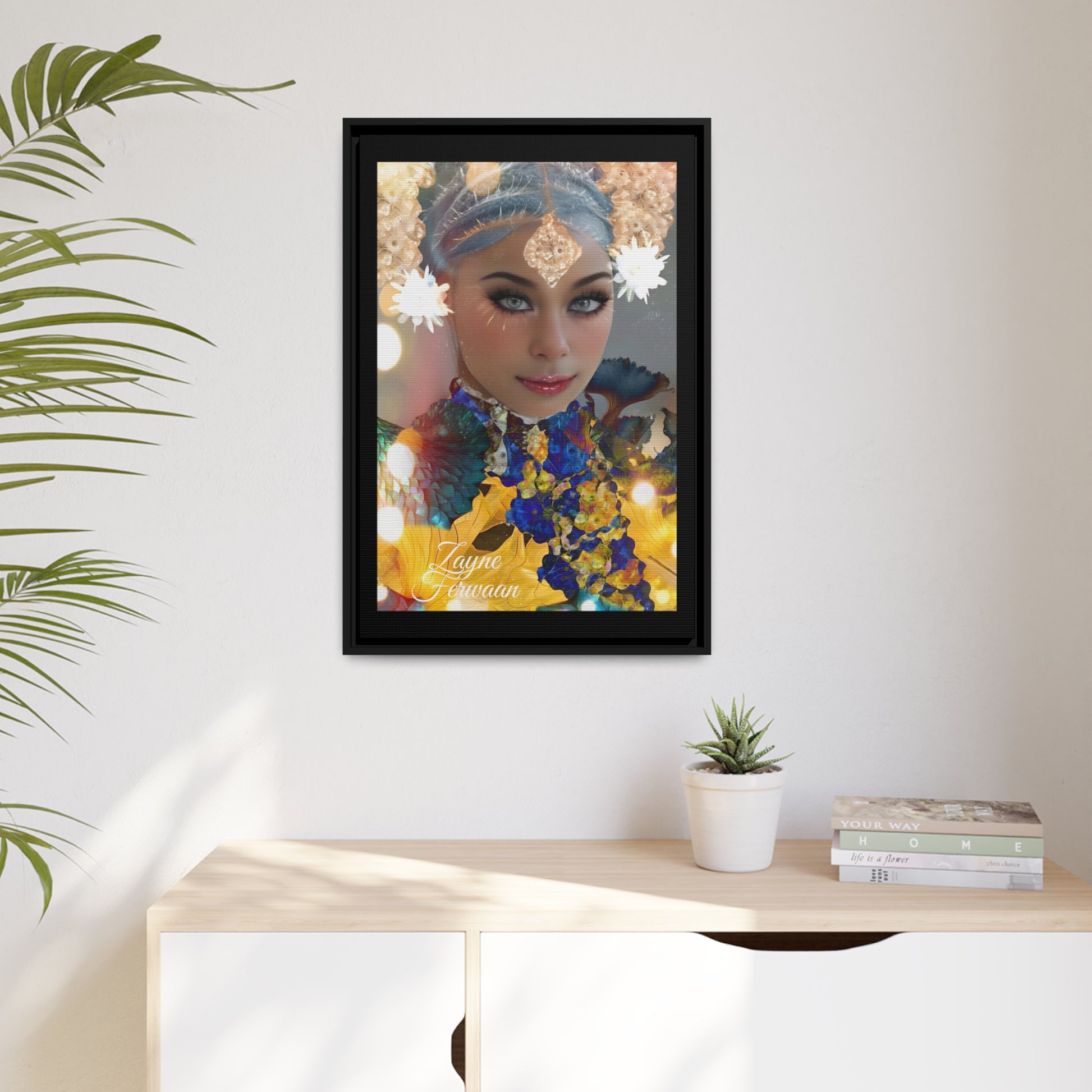 Canvas wall art Nilam sari illustration 3