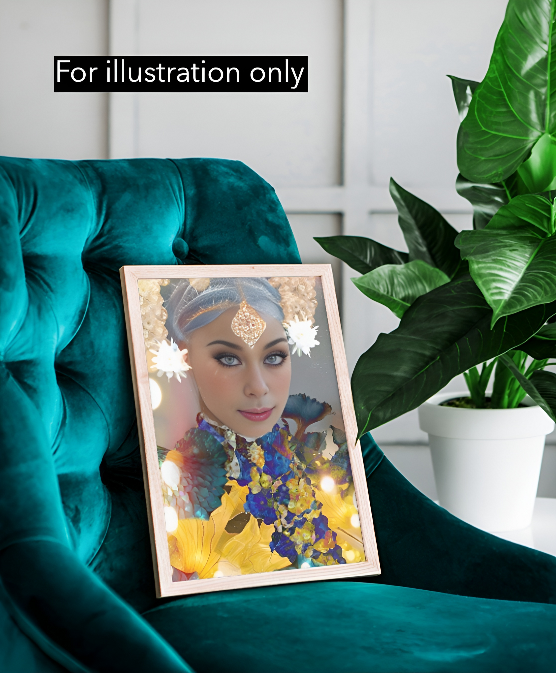 Canvas wall art Nilam Sari illustration 2