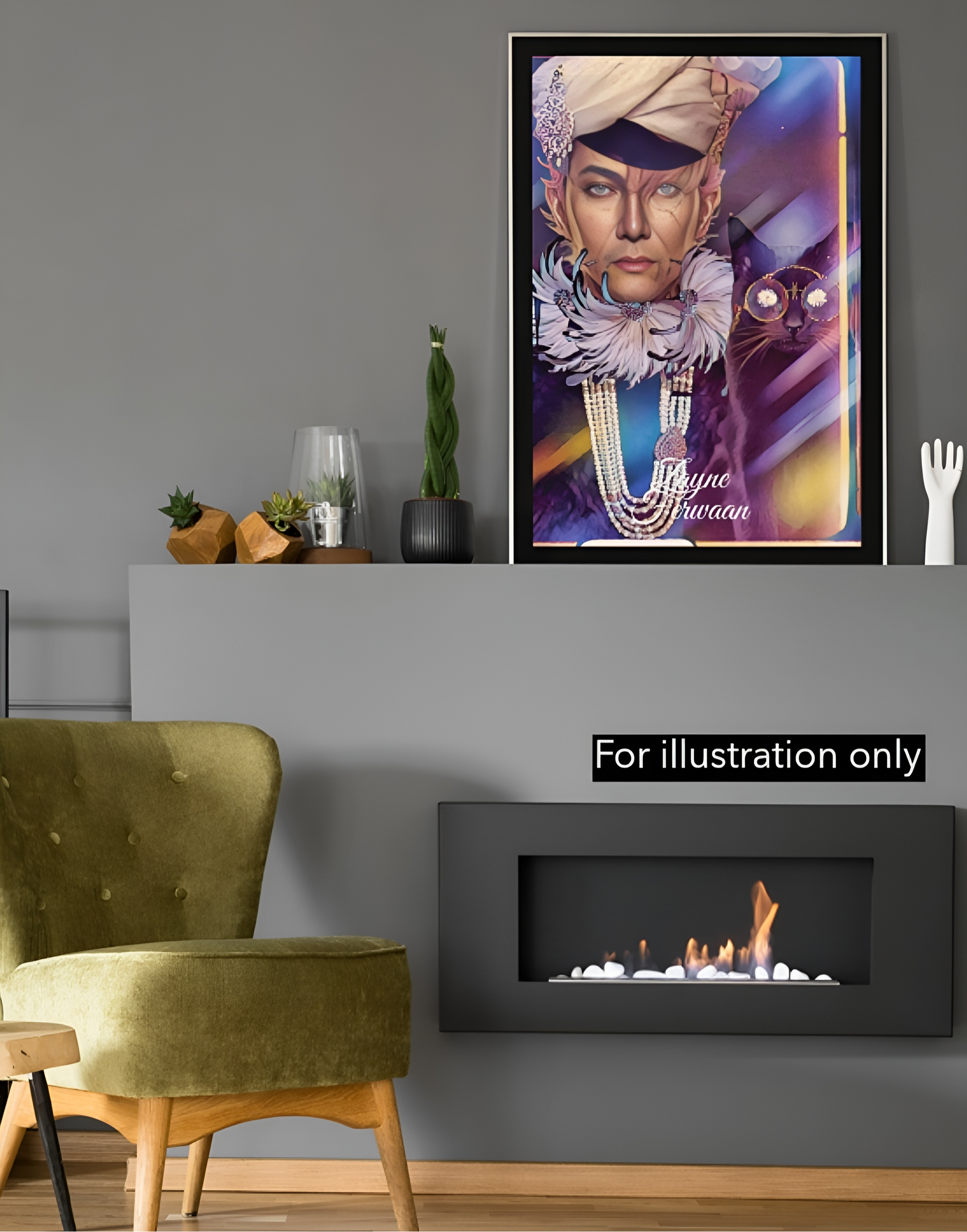 Canvas wall art Fabulous Duo illustration 1