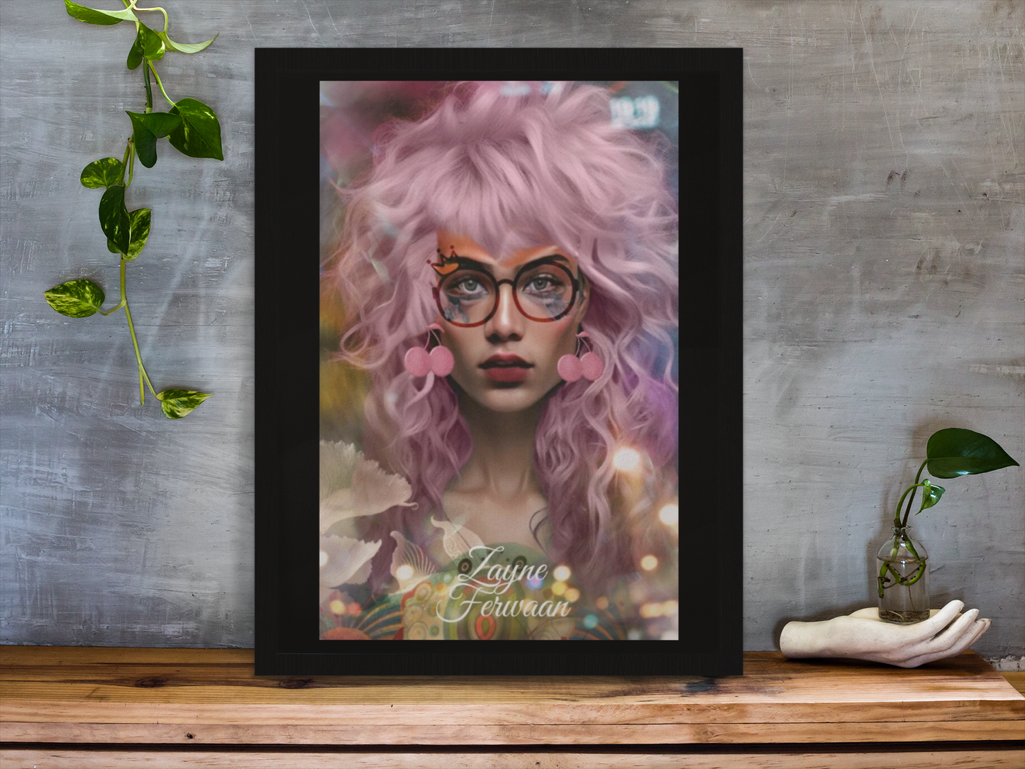 Canvas print The New 80s illustration 1