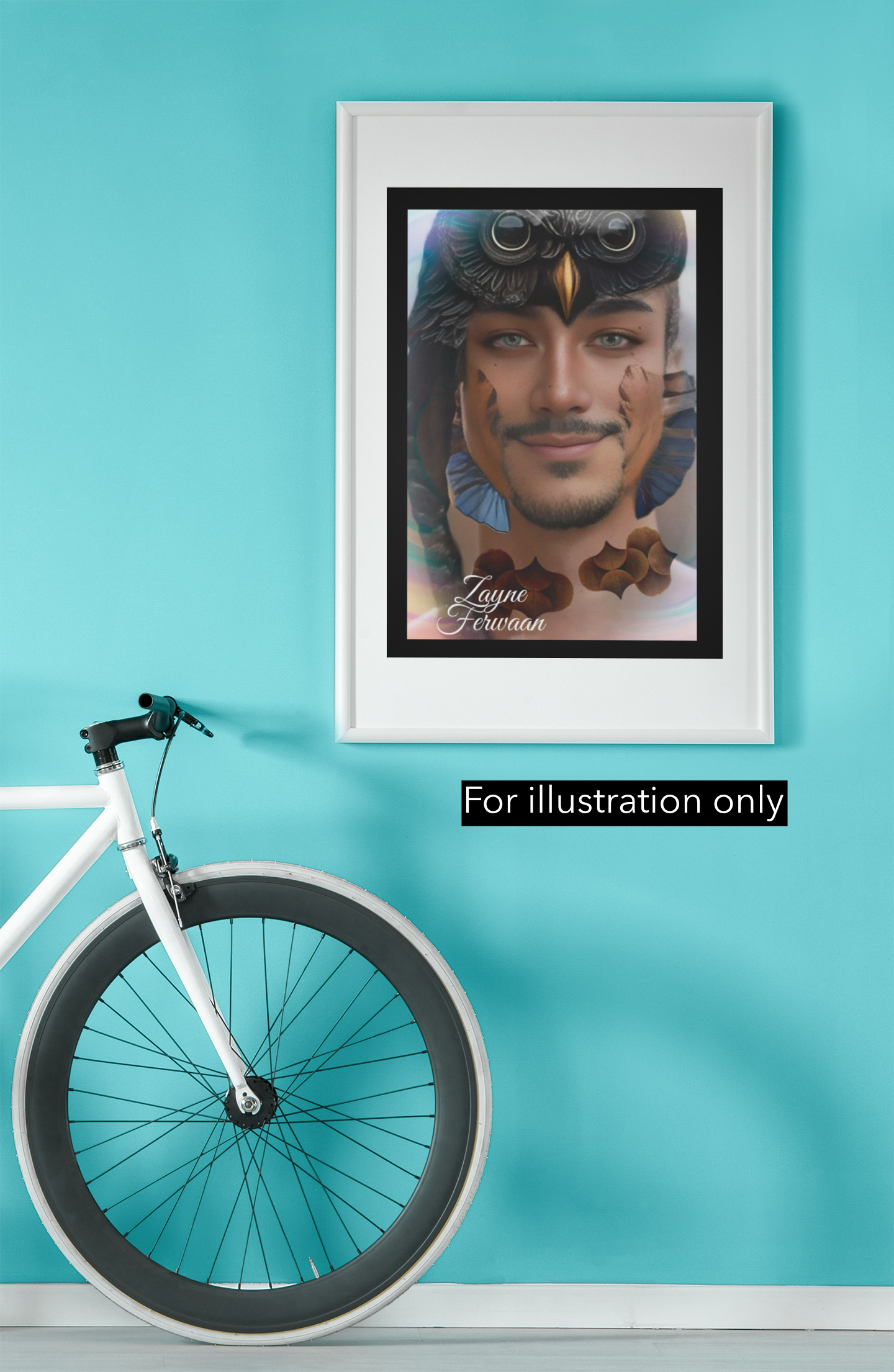 Canvas wall art Sulaiman Akhlaken illustration 1