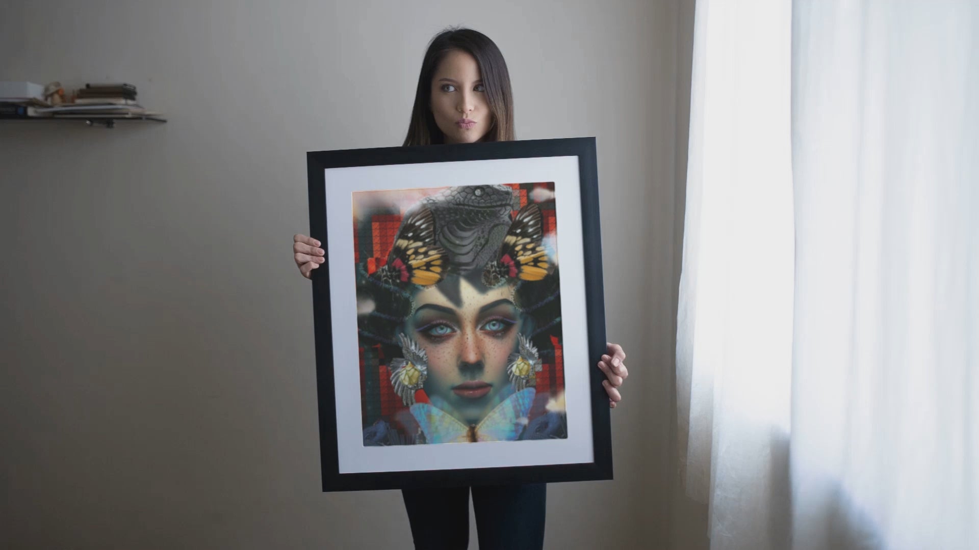 canvas art print Wrath video illustration