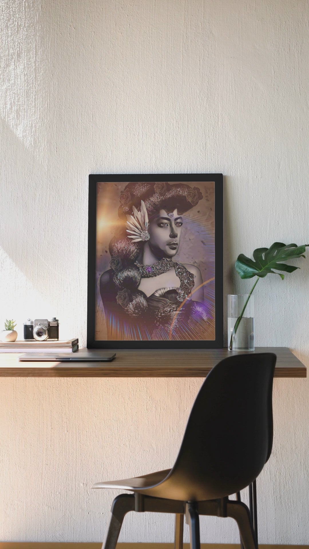 Canvas wall art Primadona video illustration