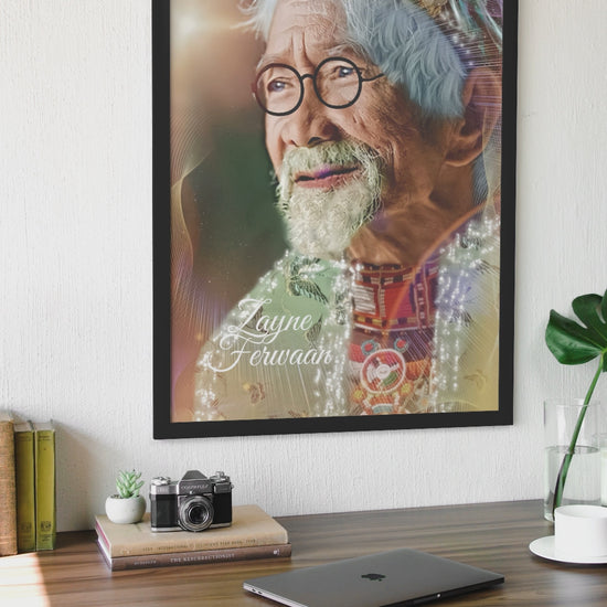 Canvas print The Wise Man video illustration