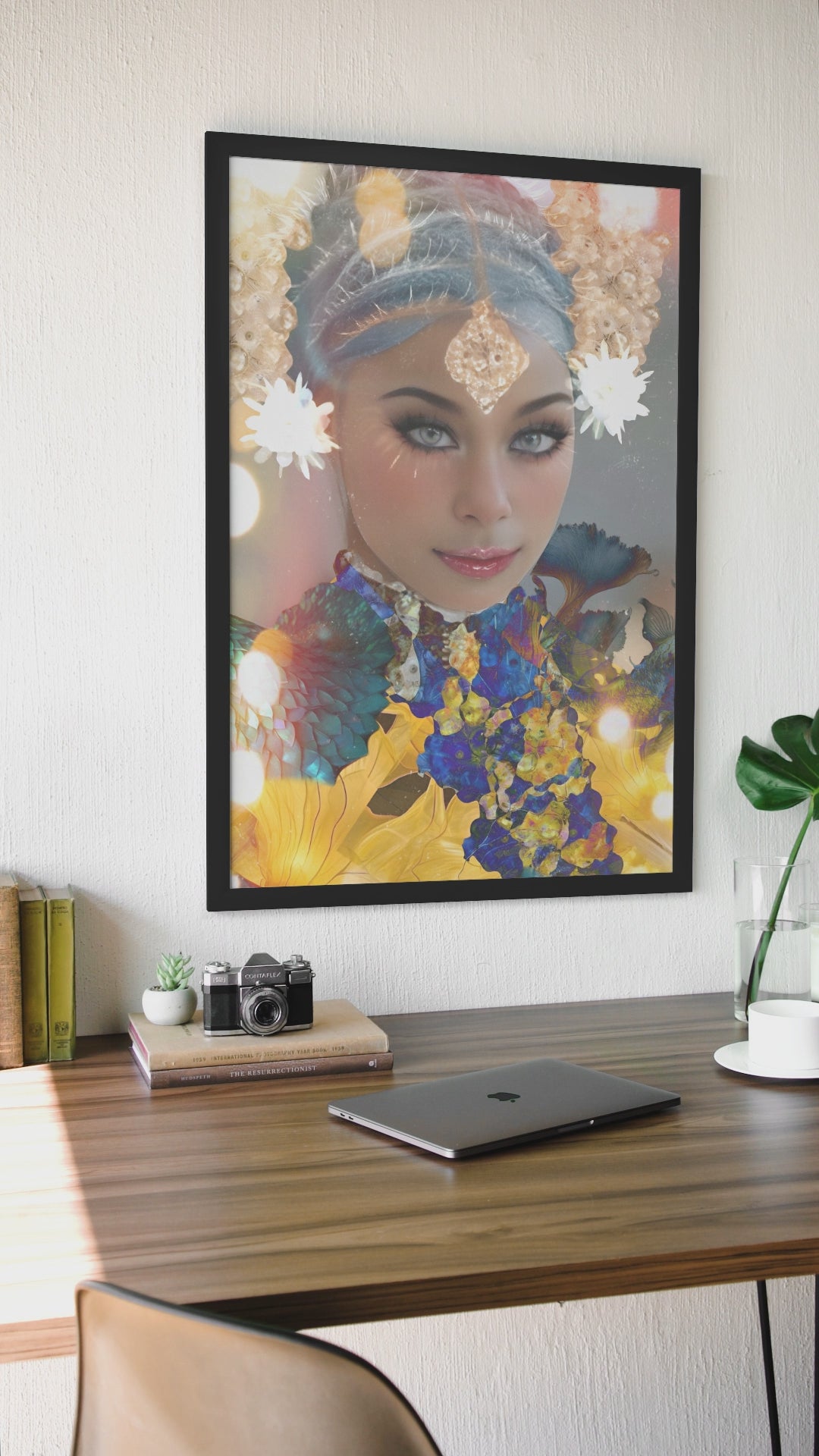 Canvas wall art Nilam Sari video illustration