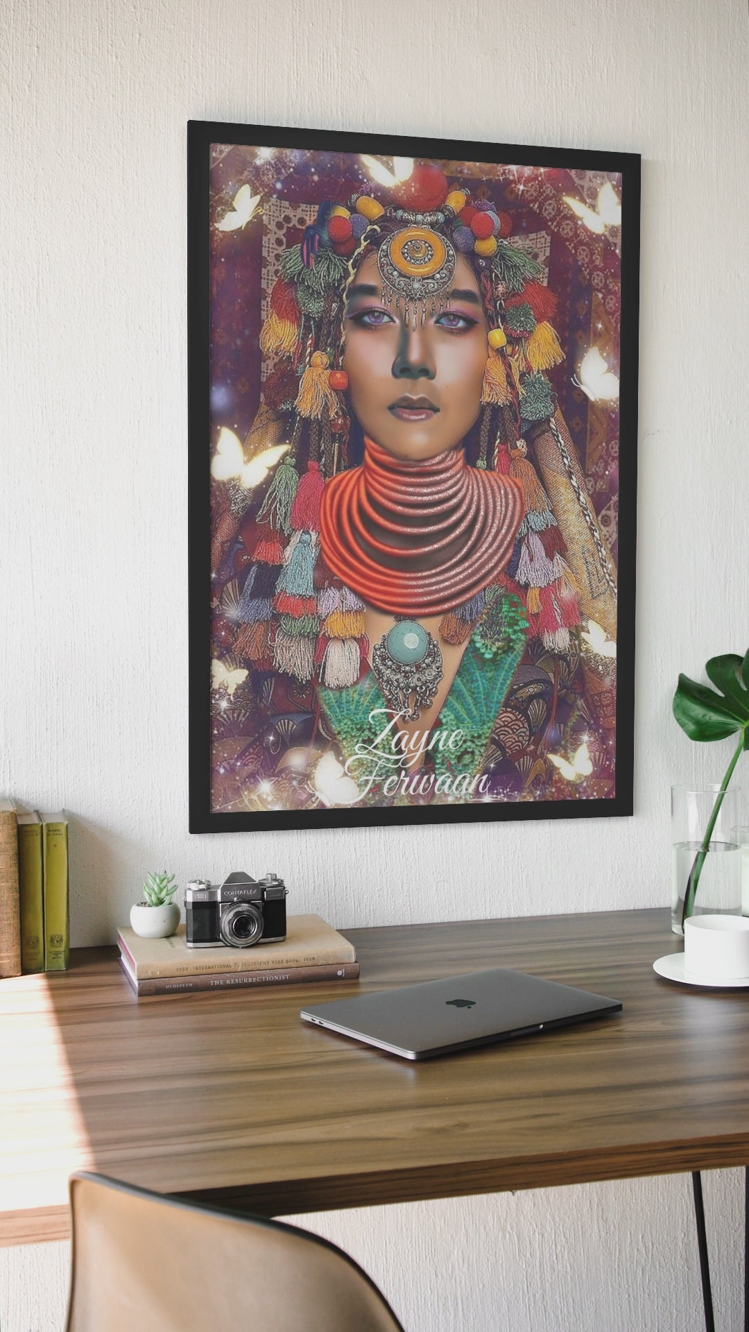 Canvas wall art Layla video illustration